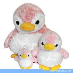 【SALE 10%OFF】 ペンギン ぬいぐるみ キュート販売 CUTE marine collection アストラペンギン ピンク3サイズセット