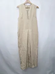 ◇ ⊂ Bonjour Sagan ボンジュールサガン ノースリーブ サロペット サイズM ベージュ レディース E  【1505290029599】