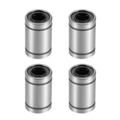 uxcell リニアボールベアリング CNCマシン 3Dプリンター用 LM8UU 8 mmボア 15 mm外径 24 mm長さ 4個