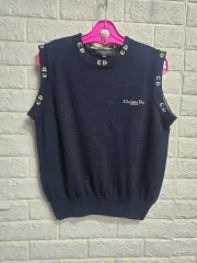 05 AW Christian dior knit ベスト galliano 黒 05 AW Christian dior
