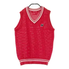 サイズ：1 NEW BALANCE GOLF ニューバランス  ニットベスト  レッド系 [240101418197] ゴルフウェア レディース ストスト