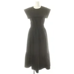 ザラ ZARA セーラーカラー ノースリーブ ワンピース XS 黒 /MI ■OS