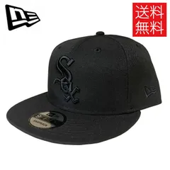 【送料無料】NEW ERA ニューエラ US規格 海外仕様 MLB CHICAGO WHITE SOX シカゴ ホワイト ソックス BASIC SNAPBACK CAP 9FIFTY 950 スナップバックキャップ BLACK/BLACK ブラック/ブラック