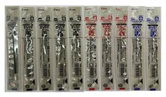 新品 パイロット 油性ボールペン替芯 細字0.7mm 10本セット PVRF-8F-B/R/L