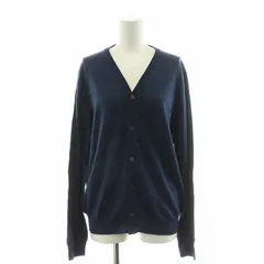 アルテア Altea カーディガン ニット カットソー 長袖 M ネイビー /NQのサムネイル