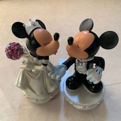 Disney - Disney ディズニー ミッキー・ミニー ウエディング フィギュア ディズニー ミッキー ミニー ウェディング フィギュア 2個セット