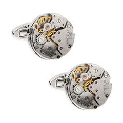 【美品】タテオシアン　ムーブメントカフリンクス　時計風　0709004 美品】タテオシアン ムーブメントカフリンクス 時計風 0709004 - メルカリ