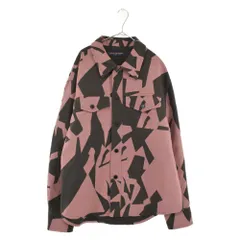 LOUIS VUITTON (ルイヴィトン) 23SS 1AAT2A ダブルフェイスオーバーシャツジャケット RM231M TB4 HOS01W ブラック/ピンクのサムネイル