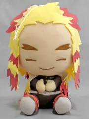 【中古】ぬいぐるみ 煉獄杏寿郎 でっかいぽふっとぬいぐるみ～煉獄杏寿郎・嘴平伊之助(素顔)～ 「鬼滅の刃」