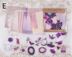 アンティーク　コラージュ　 ステッカー　Eタイプ