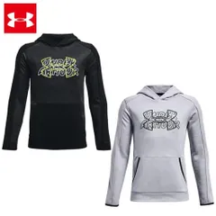 アンダーアーマー 21FW アーマー フリース プラス フーディー (1366331) パーカー ジュニア キッズ 子供 メンズ おしゃれ アウトドア YXS