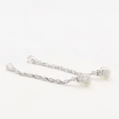 未使用品 スワロフスキー 箱/石付 シルバー レディース/イヤリング OGH 2000000