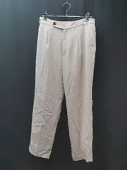 ◇ Spick & Span<!-利用不可文字-!> フロントファスナー 無地 シンプル オフィス スラックスパンツ サイズ36 ベージュ レディース E  【1310300044826】