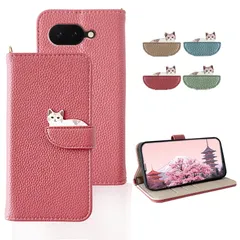【人気商品】対応 Google Pixel 9A ケース 手帳型 【Voqmhg】 スタイリッシュで実用的 グーグルピクセル9a ケース 手帳型 快適な手触り 財布型 Pixel9a 携帯カバー googlepixel9a 携帯カバー 簡約美しい かわいい猫