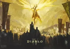 【中古】紙製品 [単品] 天使 高画質アートプリント 「PS5/PS4ソフト ディアブロIV Amazon.co.jp限定版」 同梱特典