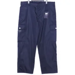 未使用 PRADA RE-NYLON トライアングルロゴプレート ナイロンカーゴパンツ サイズ52 ネイビー SPH243 S231 1WQ8のサムネイル