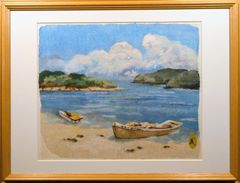 ビーチで乾杯 F4 油彩画 絵画 oil painting art ビーチで乾杯 F4 油彩画 絵画 oil painting art - メルカリ