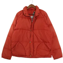 80年代 class-5 ダウンジャケット アウトドア レッド (メンズ M) 中古 古着 A2676
