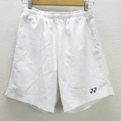 G■ヨネックス/YONEX ハーフパンツ/スポーツウェア【M】白/men's/122【中古】■