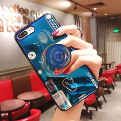セール　iPhoneケース　カメラ　オシャレ　韓国　スマホリング付き　黒