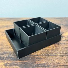 底面給水式栽培キット【2×2】 / 播種キット / 初期生育キット / 3Dプリンター鉢