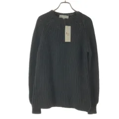 未使用 ビーミングバイビームス 長袖 コーティング セーター S ブラック系 B:MING by BEAMS ニット クルーネック メンズ 古着 【240405】