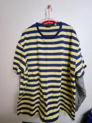 ポロ Ralph Lauren(ラルフローレン) ストライプ 半袖 Tシャツ 黄色