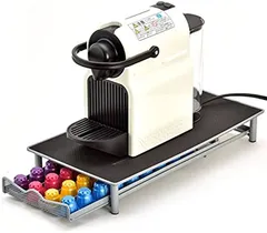 Caps Racks ネスレ ネスプレッソ nespresso 専用 カプセルホルダー 収納 ラック(引き出し 40カプセル用 シルバー)