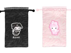 巾着ポーチ マイメロディ ＆ クロミ マイメロディ クロミ サンリオキャラクターズ アイドル キーホルダー チャーム ぬいぐるみ 可愛い プレゼント ギフト