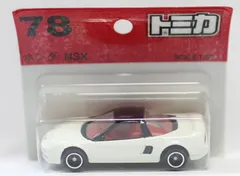 新品　トミカ　78　ホンダ　NSX  白ルーフ黒　赤エンブレム　SCALE 1/59 ブリスター  240001006394のサムネイル