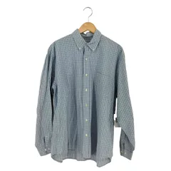 エディーバウアー Eddie Bauer 90-00s 白タグ 片ポケ BDチェックシャツ メンズ import：L 