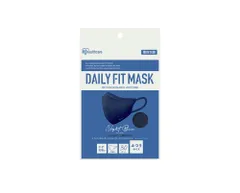 アイリスオーヤマ マスク 不織布 立体マスク 3Dマスク 30枚入 ふつうサイズ 幅約12×高さ約14cm 立体 個包装 小顔 デイリーフィット DAILY FIT カラーマスク 耳が痛くならない ナイトブルー IRIS OHYAMA RK-F30SXN