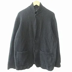 アルマーニエクスチェンジ A/X ARMANI EXCHANGE ニット テーラードジャケット ブレザー ウール混 黒 L 国内正規品 0402 IBO51のサムネイル