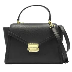 マイケルコース ハンドバッグ MICHAEL KORS ホイットニー レザー 2WAY 35R4GWHS2L BLACK アウトレット レディース