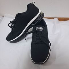 27.0㎝　黒　ブラック　CHENGFAランニングシューズ メンズ スニーカー スポーツシューズ ウォーキング 通気 軽量　T1120101029611