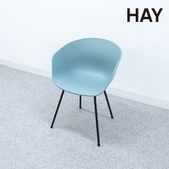 【展示品】HAY ヘイ ABOUT A CHAIR 32 LOW アバウトアチェア ダイニング アーム チェア ダスティブルー ヒー・ウェリング 定価5万
