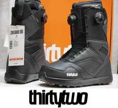 【新品:SALE】24 ThirtyTwo STW DOUBLE BOA - BLACK - 26.0 正規品 スノーボード ブーツのサムネイル