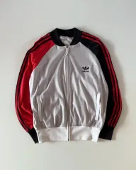 adidas(アディダス) レッド 黒 ジャージ S （ 95 ー 100 ）