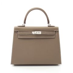 HERMES エルメス ケリー25 エトゥープ ハンドバッグ