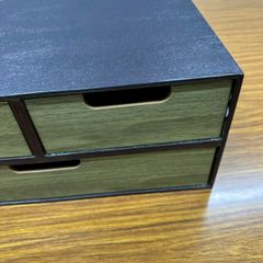 オフィスデスク　デスク上　棚　小物入れ　引き出し　デスク引き出し
