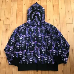2025年最新】a bathing ape シャークパーカー 紫の人気アイテム