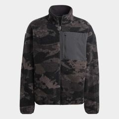 adidas メンズ グラフィック カモ 迷彩 リバーシブル フリース ジャケット アディダス オリジナルス（adidas MENS GRAPHIC CAMO REVERSIBLE FLEECE JACKET EED49 II8174 BLACK）