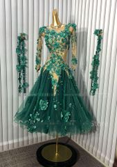 立体刺繍の花が豪華なスタンダードドレス - メルカリ
