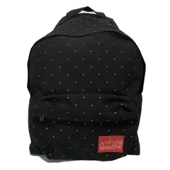Manhattan Portage(マンハッタンポーテージ) リュックサック - 黒×白 ドット柄
