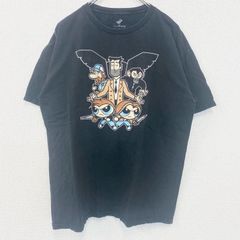 古着 used　TeeFury　半袖プリントTシャツ　Hell and Back Boys　黒　ブラック　キャラクター　Lサイズ