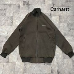 珍品 エドウィン製 カーハート 刺繍ロゴ 裏地フリース ブルゾン デトロイト型 珍品 エドウィン製 カーハート 刺繍ロゴ 裏地フリース ブルゾン