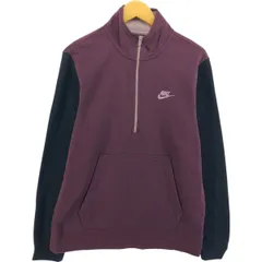 古着 ナイキ NIKE ハーフジップスウェットシャツ トレーナー メンズM相当/eaa489862