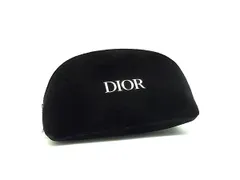 ■極美品■ ChristianDior ディオール ポリエステル100% マルチポーチ マルチケース 小物入れ メイクポーチ ブラック系 DJ5967