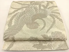 平和屋着物◎西陣　六通柄袋帯　鳳凰文　プラチナ箔九百瑞錦　正絹　逸品　BAAT5515yt