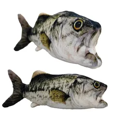 【monet fav】おさかなピチピチ 猫のおもちゃ 動くお魚 ブラックバス